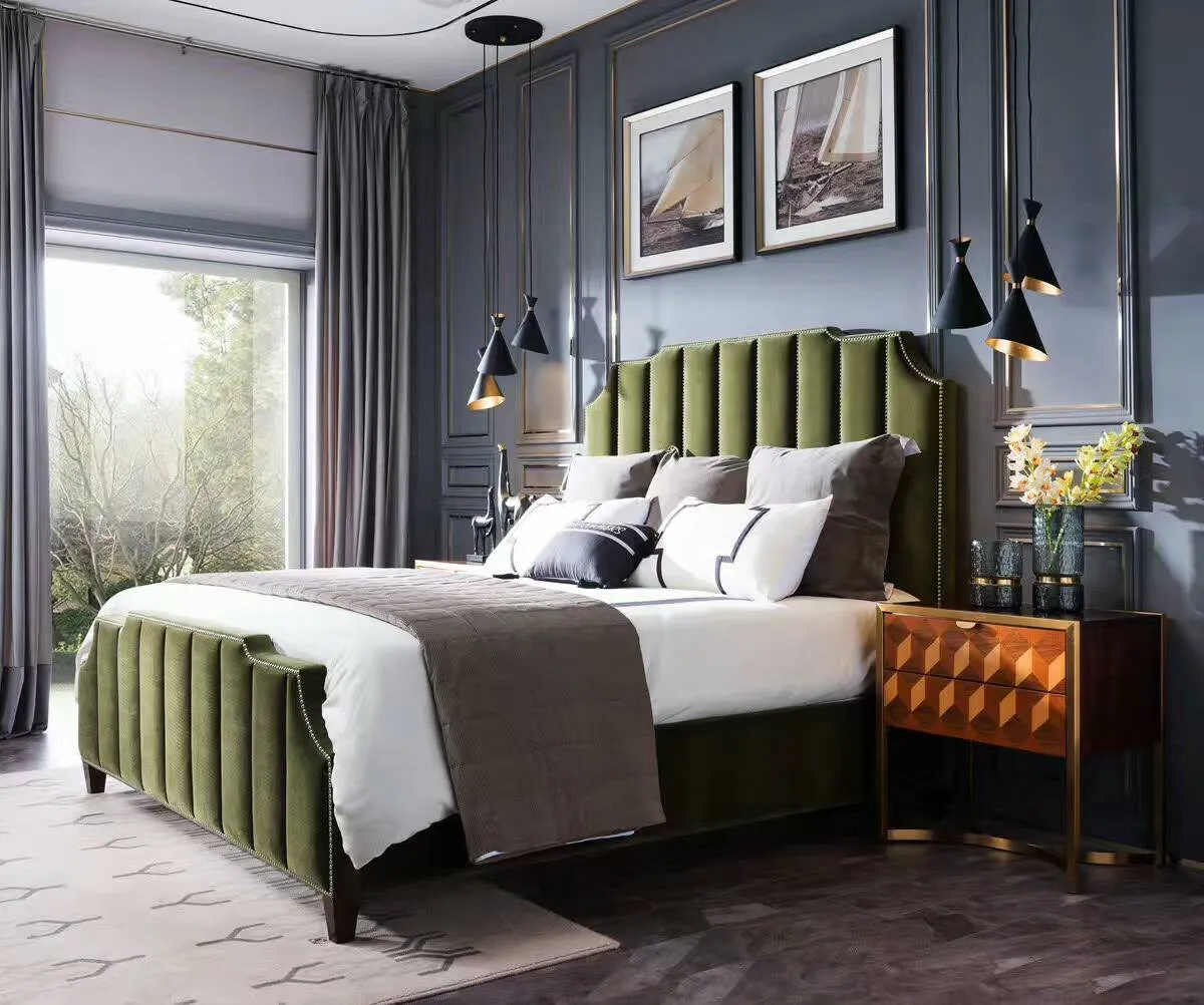 Upholstered Hotel Bed display Upholstered Hotel Bed display